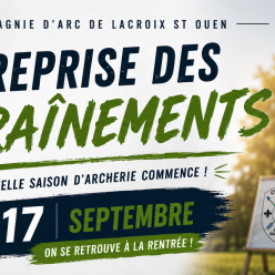 Reprise des Entraînements